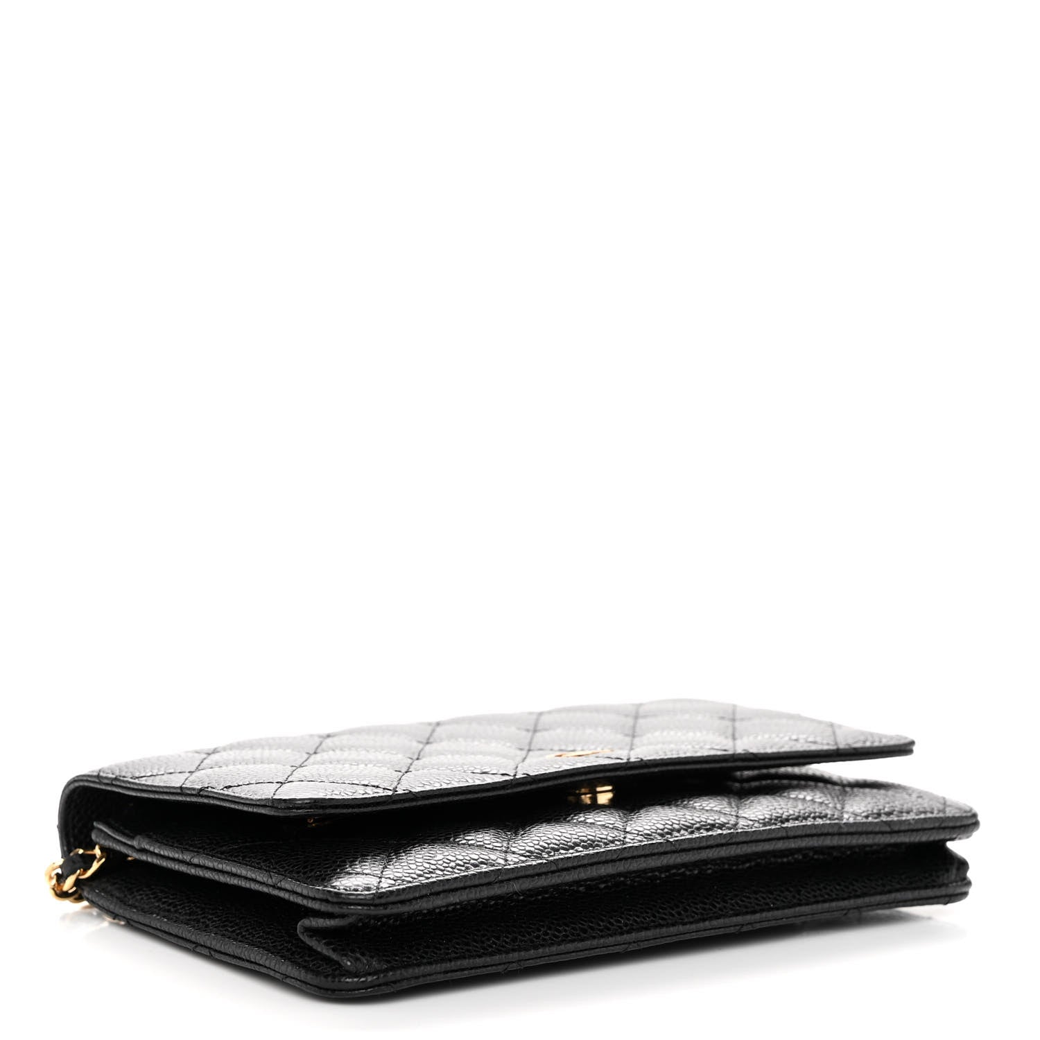 Chanel Caviar Quilted Wallet on Chain WOC Black 4 of 13