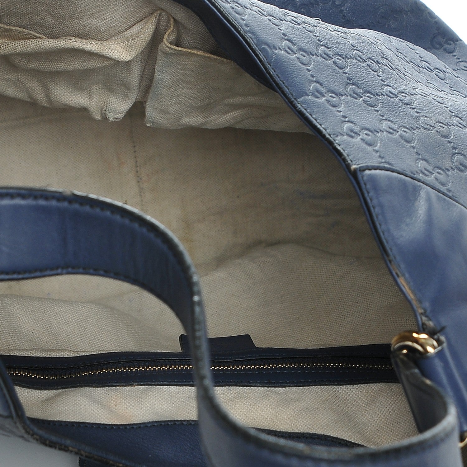 Gucci Guccissima Medium Emily Hobo Blue 5 of 9