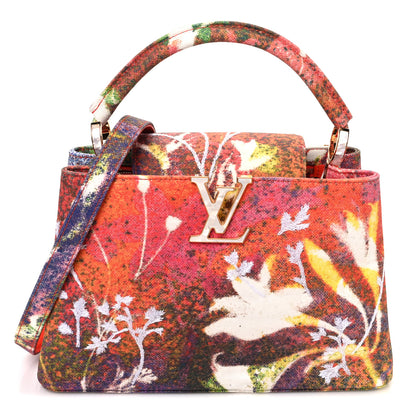 Louis Vuitton X SAM FELLS Canvas Embroidered Arty Capucines PM Multicolor 1 of 11