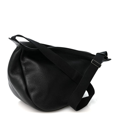 The Row Grained Calfskin Large Slouchy Banana Bag Black 3 of 10