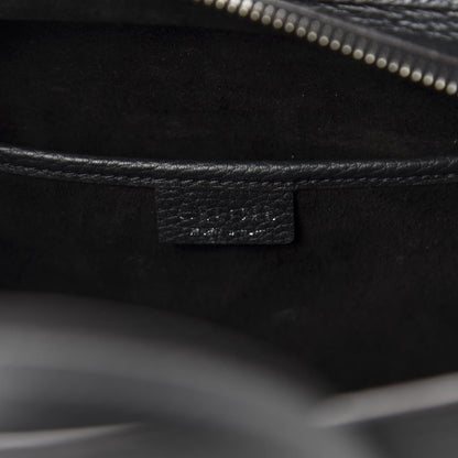 Celine Drummed Calfskin Nano Luggage Black 9 of 10