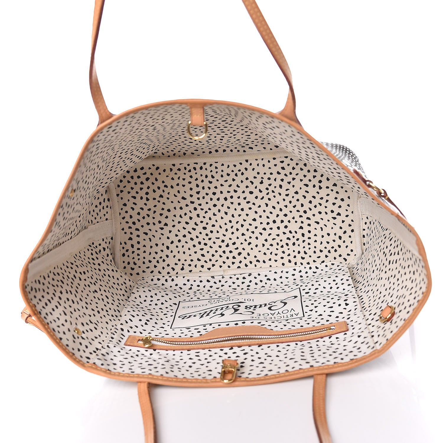 Louis Vuitton Monogram Kusama Waves Neverfull MM White 7 of 10