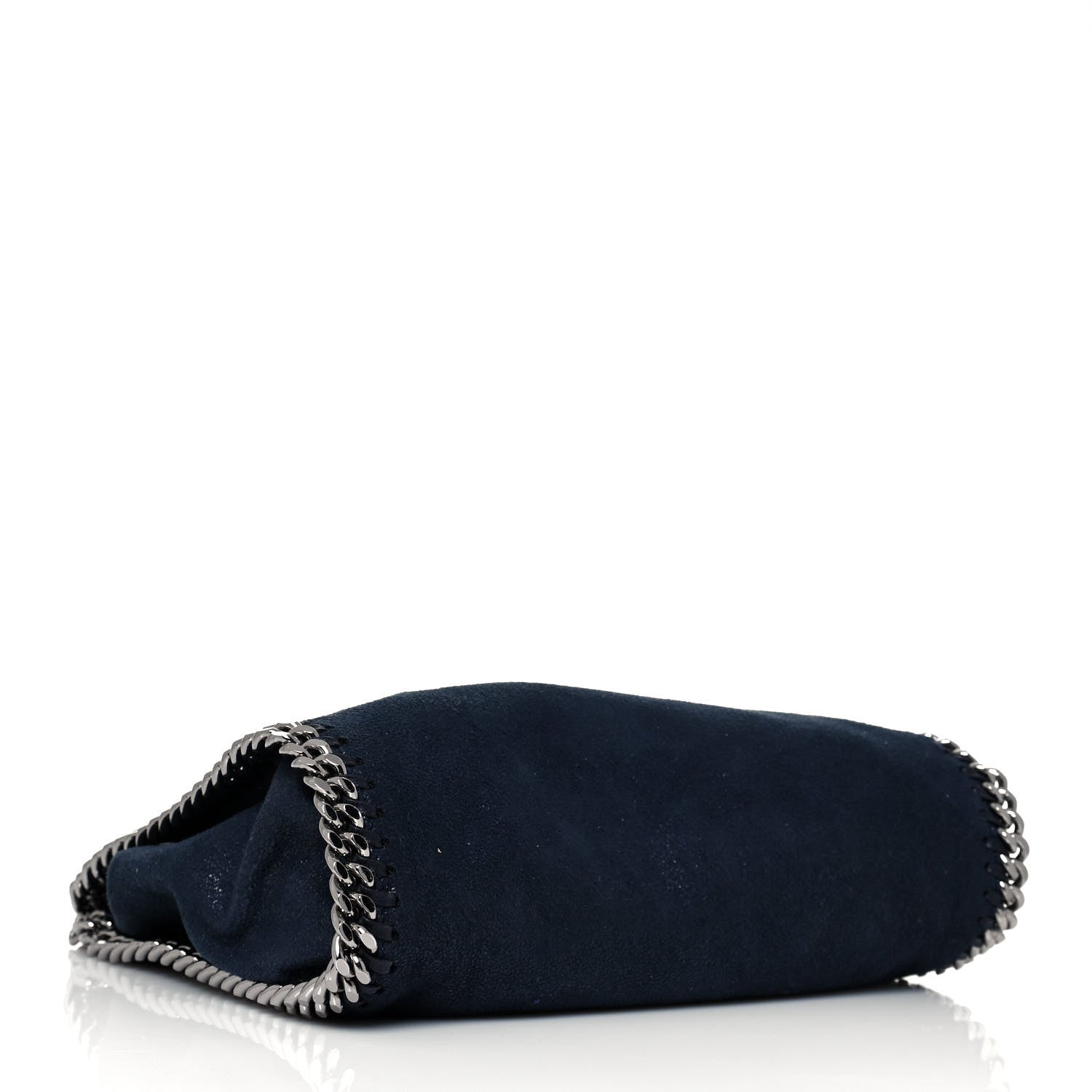 Stella McCartney Shaggy Deer Mini Falabella Fold Over Tote Navy 4 of 12
