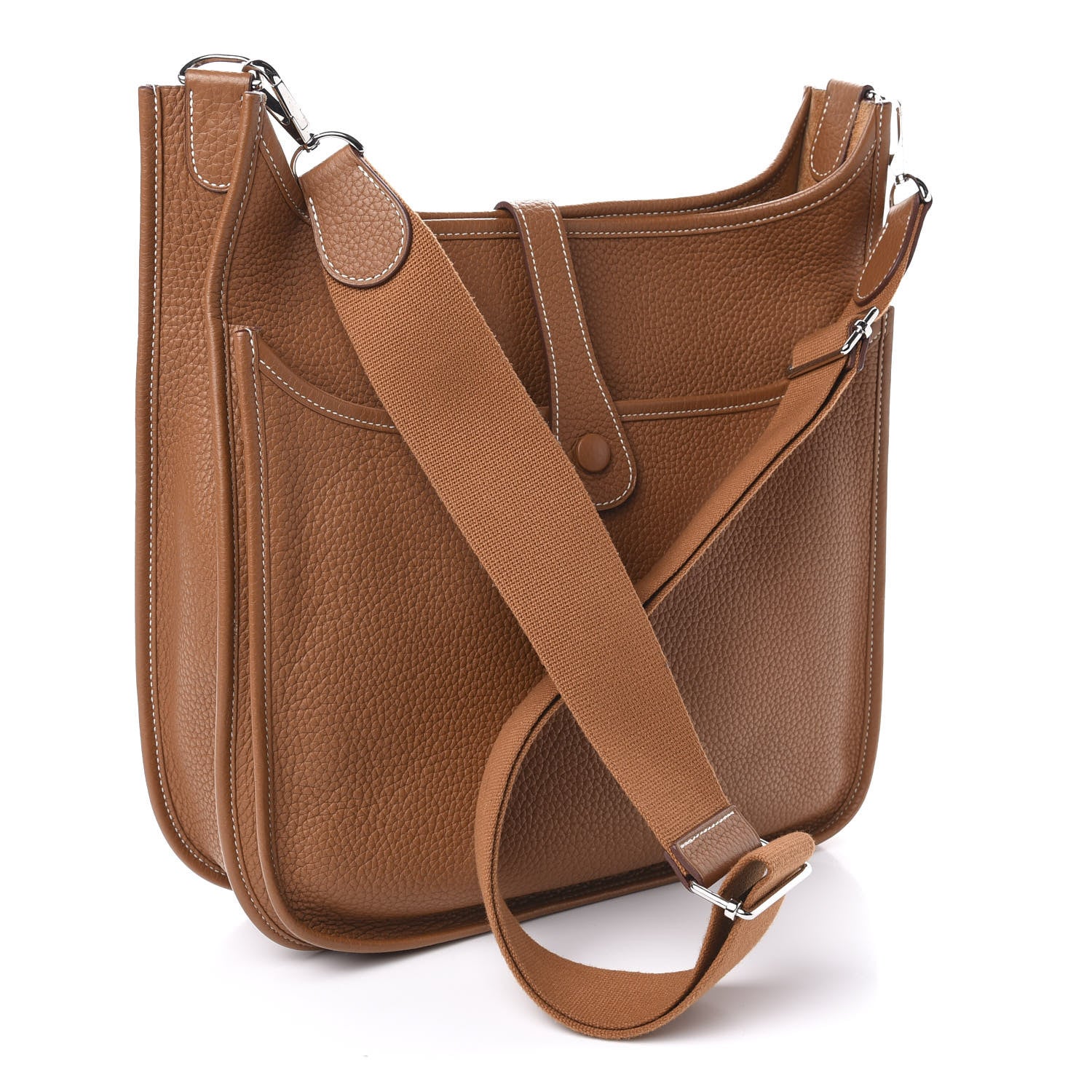 Hermes Taurillon Clemence Evelyne III GM Gold 3 of 10