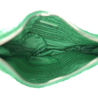 Prada Tessuto Nylon Gaufre Shoulder Bag Menta 5 of 11