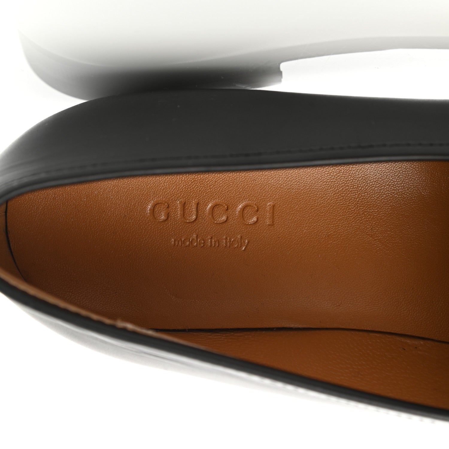 Gucci Calfskin Womens Jordaan Loafers 36.5 Black 7 of 8