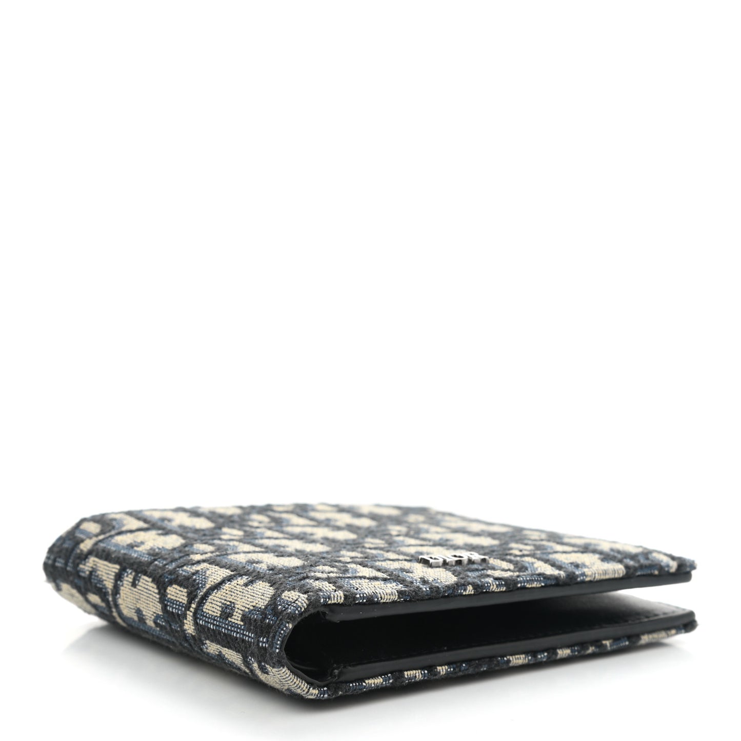 Oblique Compact Wallet Black