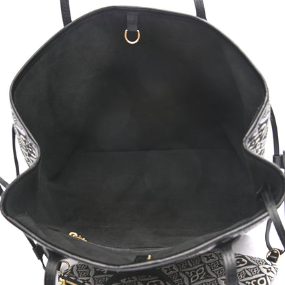 Louis Vuitton Jacquard Since 1854 Neverfull MM Grey 6 of 10