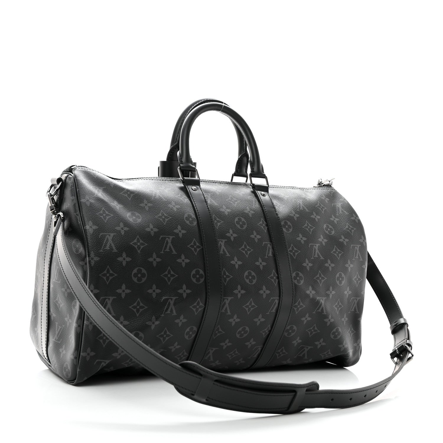 Louis Vuitton Monogram Eclipse Keepall Bandouliere 45 2 of 8