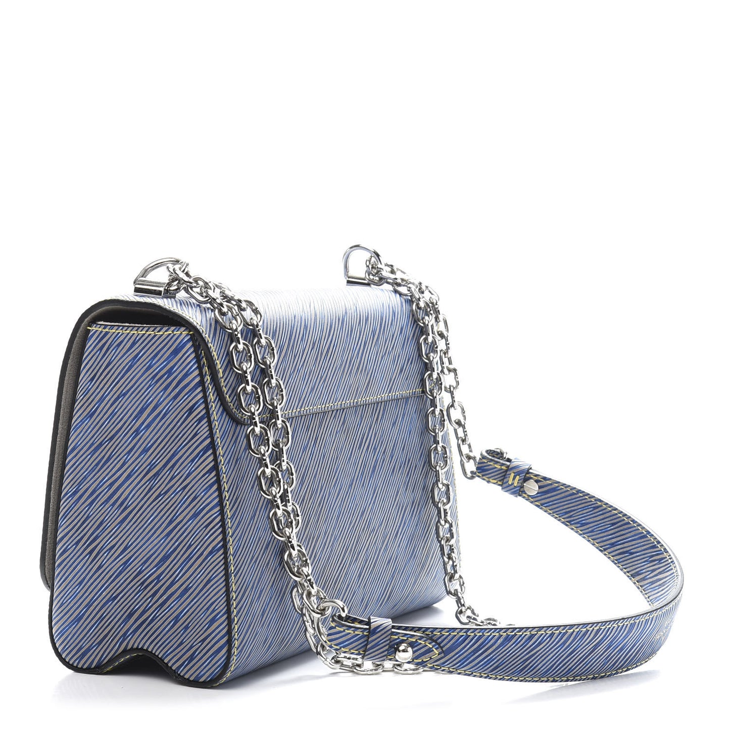 Epi Twist Shoulder Bag MM Denim Light