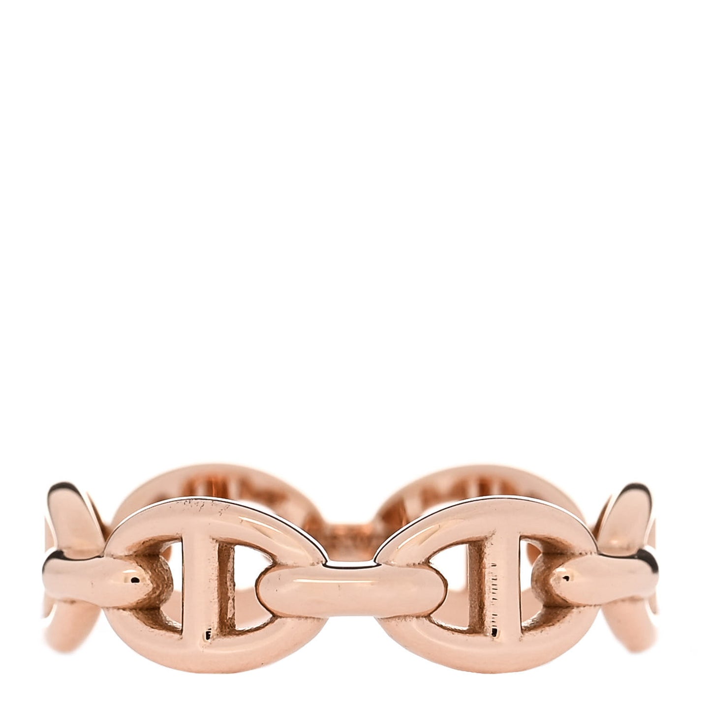 18K Rose Gold PM Chaine d'Ancre Enchainee Ring 52 6