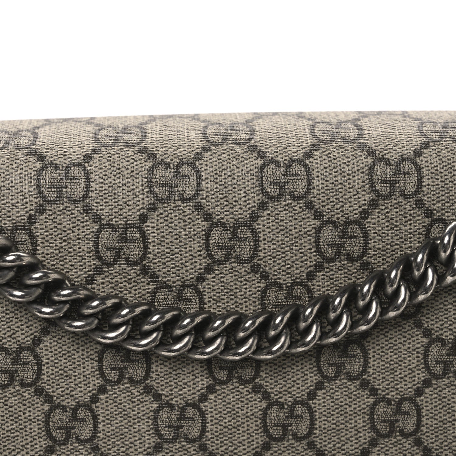 Gucci GG Supreme Monogram Medium Dionysus Shoulder Bag Taupe 8 of 10