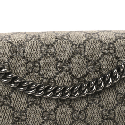 Gucci GG Supreme Monogram Medium Dionysus Shoulder Bag Taupe 8 of 10