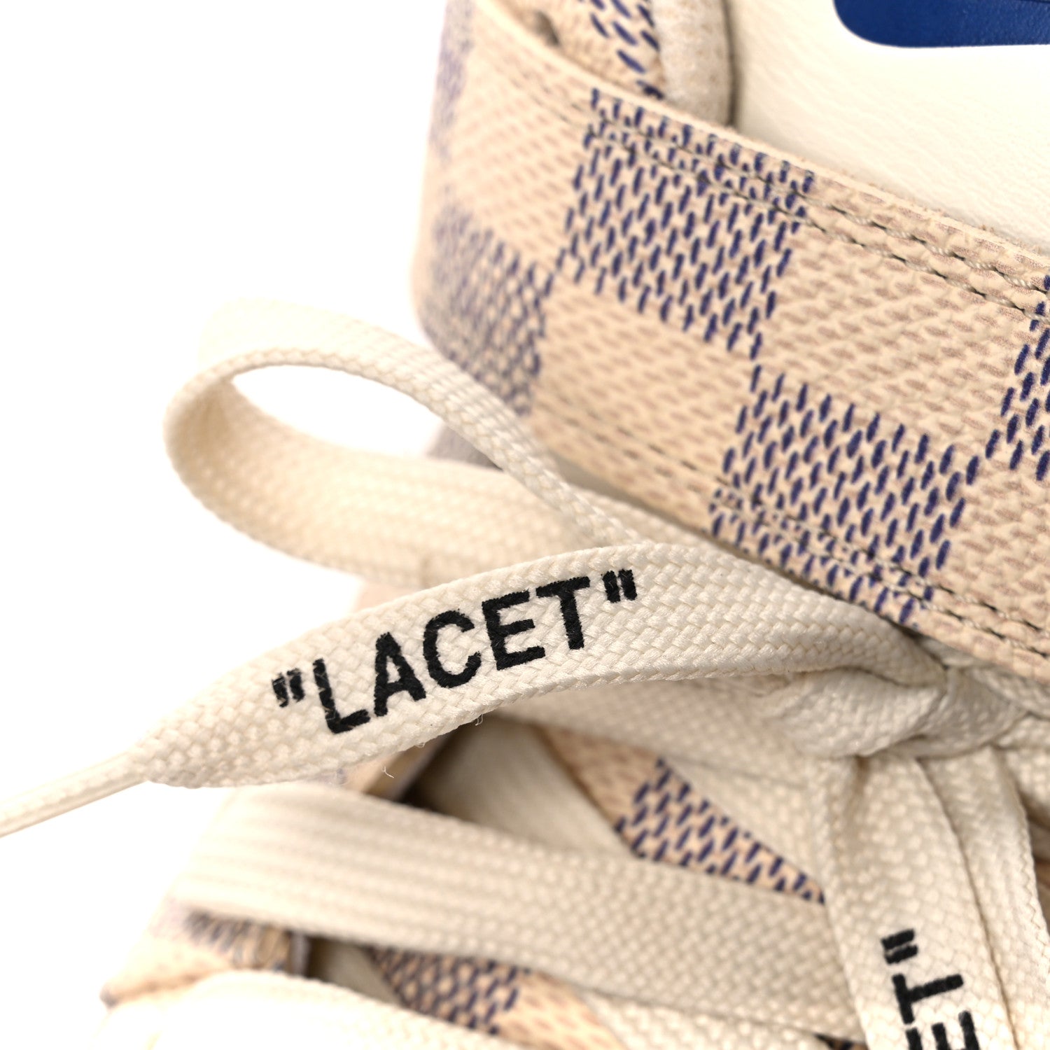 Louis Vuitton X NIKE Damier Azur Mens Air Force 1 High Top Sneakers 9 White 6 of 12