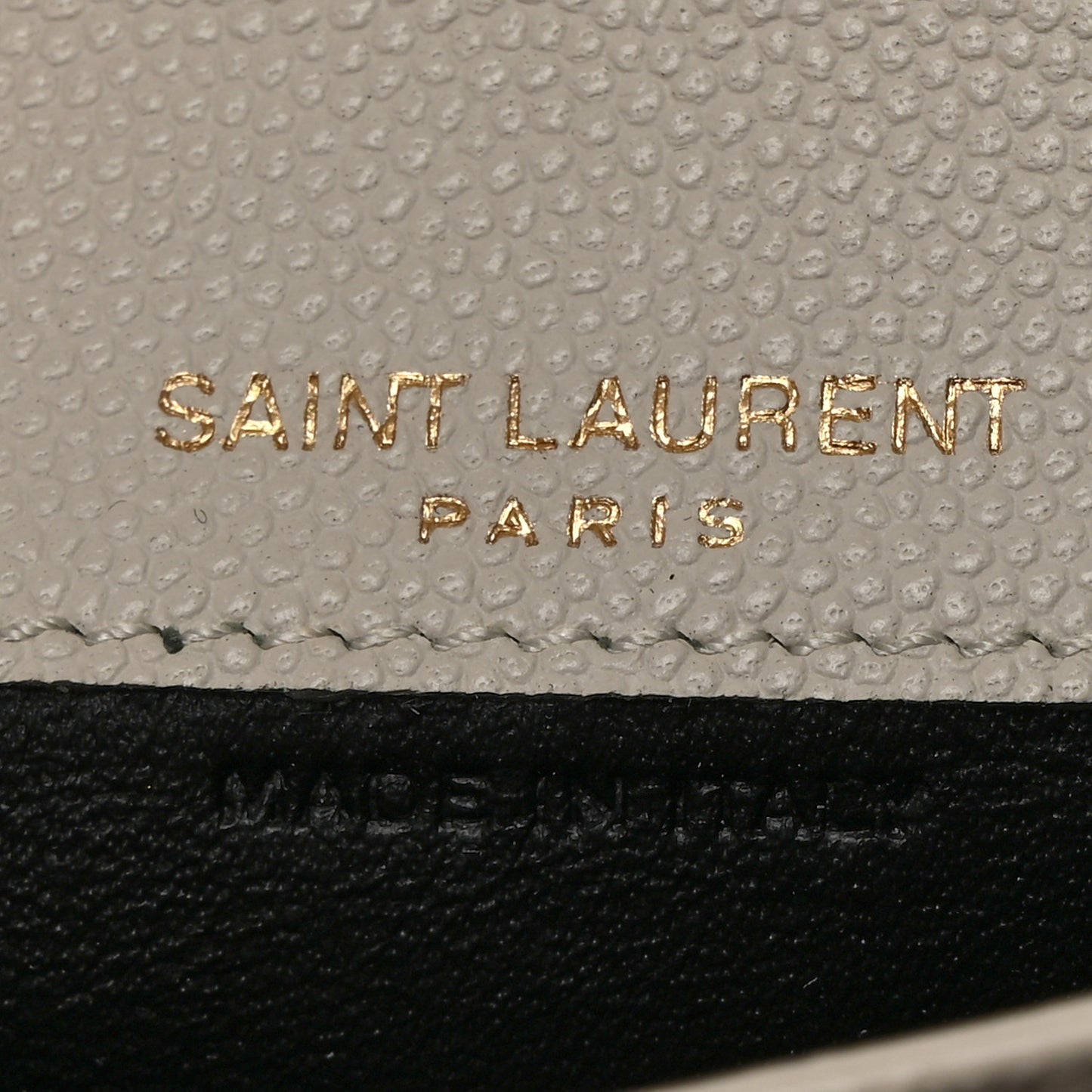 Grain De Poudre Uptown Monogram Card Case Crema Soft
