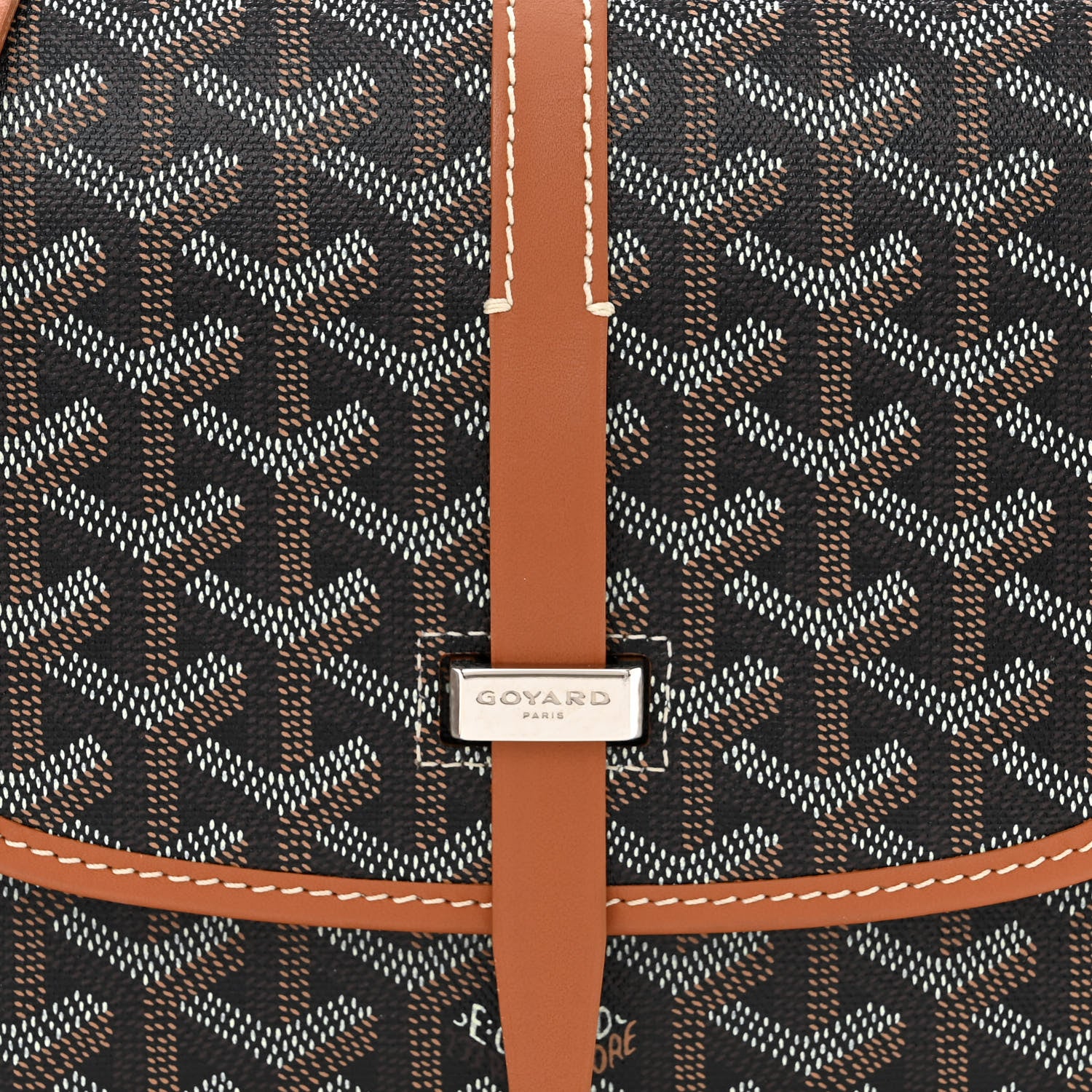 Goyard Goyardine Belvedere II PM Messenger Bag Black Gold 7 of 10