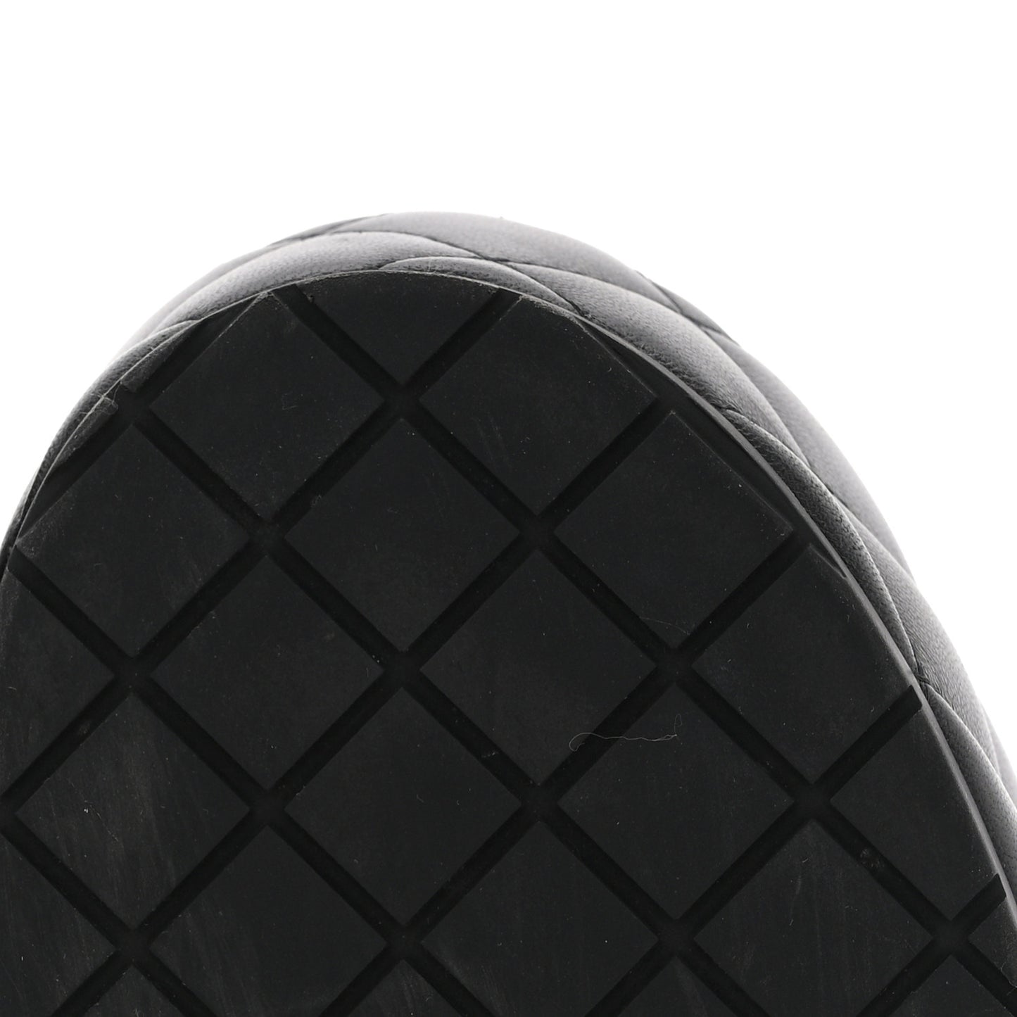 Lambskin Quilted CC Mules Wedge Sandals 40 Black