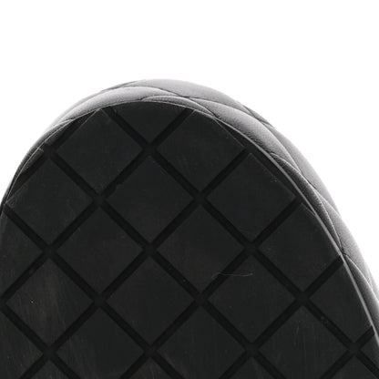 Chanel Lambskin Quilted CC Mules Wedge Sandals 40 Black 13 of 15