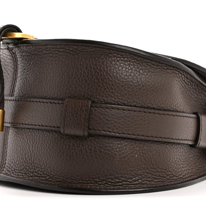 Chloe Calfskin Mini Marcie Round Crossbody Bag Nut 10 of 12