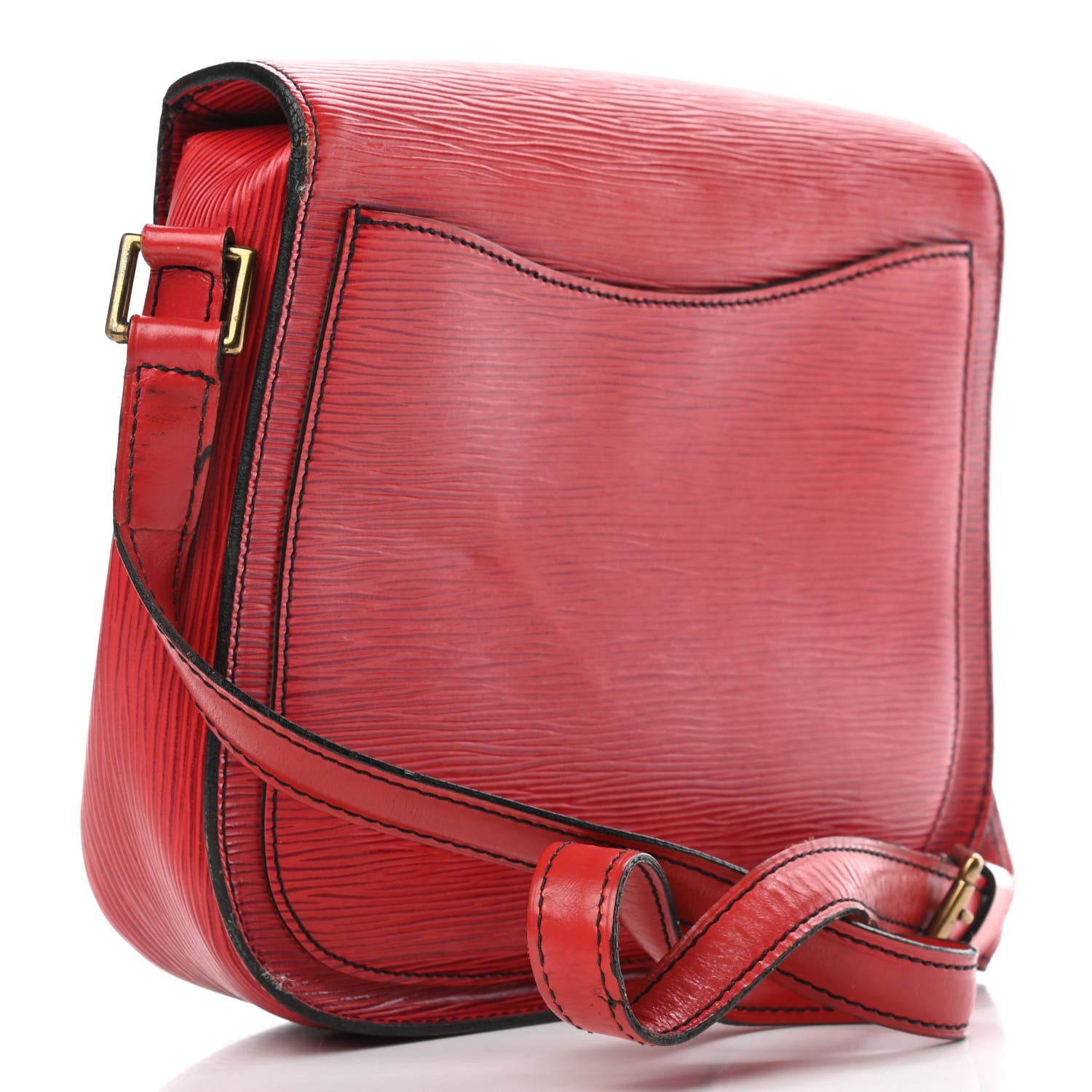 Louis Vuitton Epi Saint Cloud GM Red 2 of 4