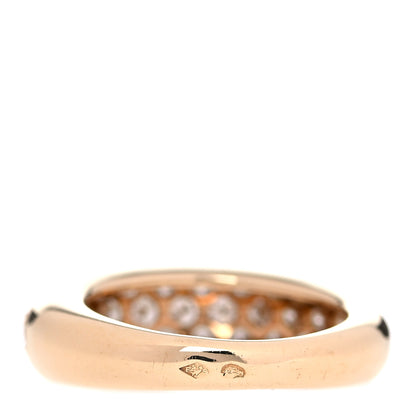 Cartier 18K Yellow Gold Diamond 6mm Etincelle de Cartier Band Ring 48 4.5 3 of 6