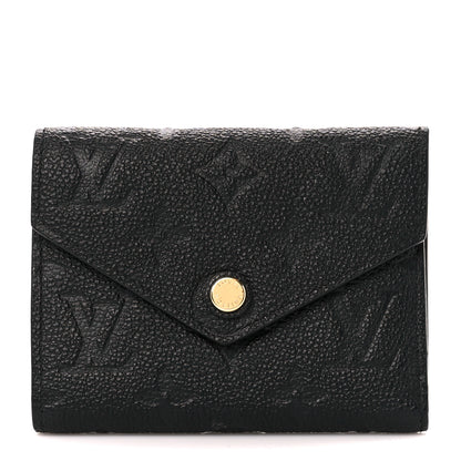 Louis Vuitton Empreinte Victorine Wallet Black 1 of 13