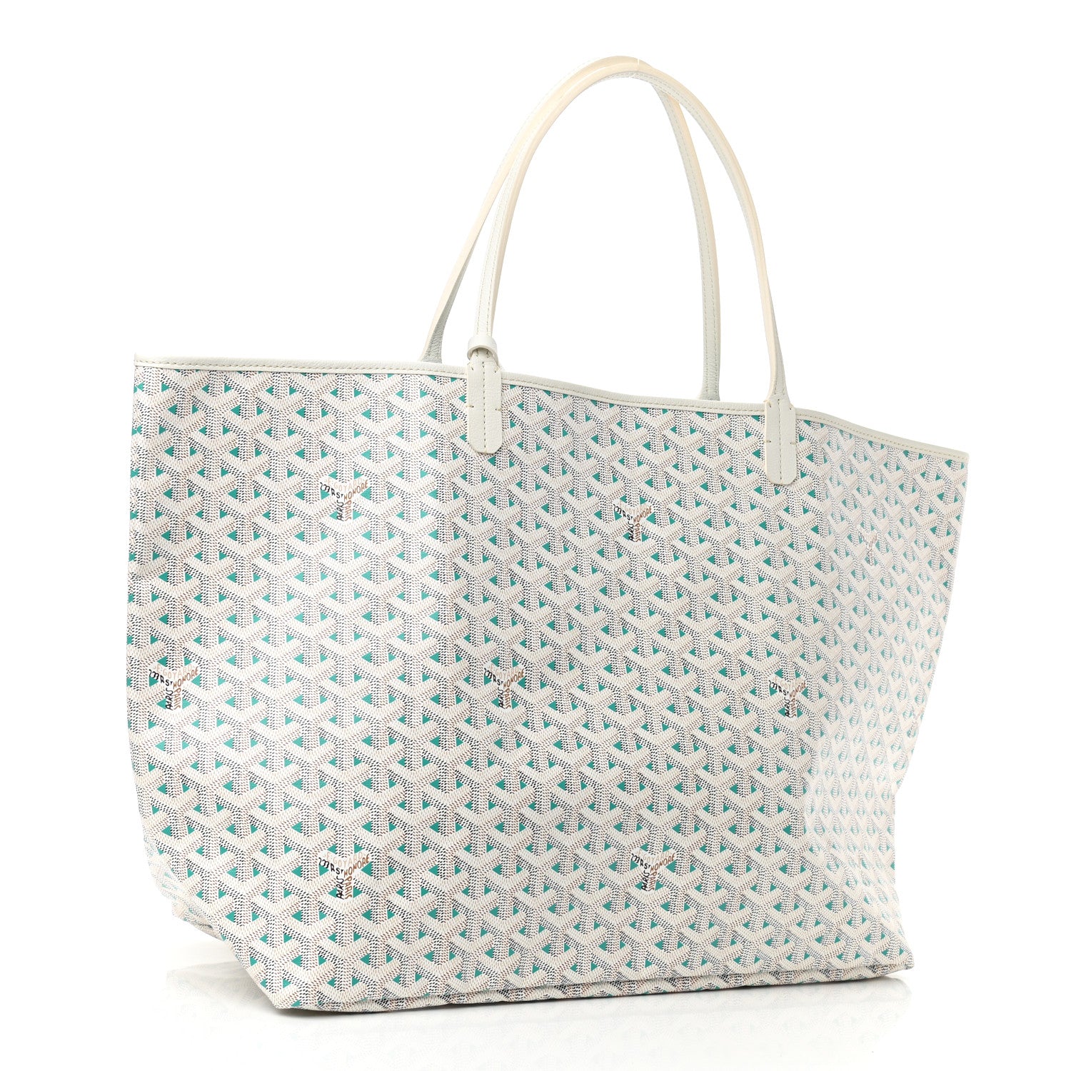 Goyard Goyardine Saint Louis Claire Voie GM White Opaline 4 of 10
