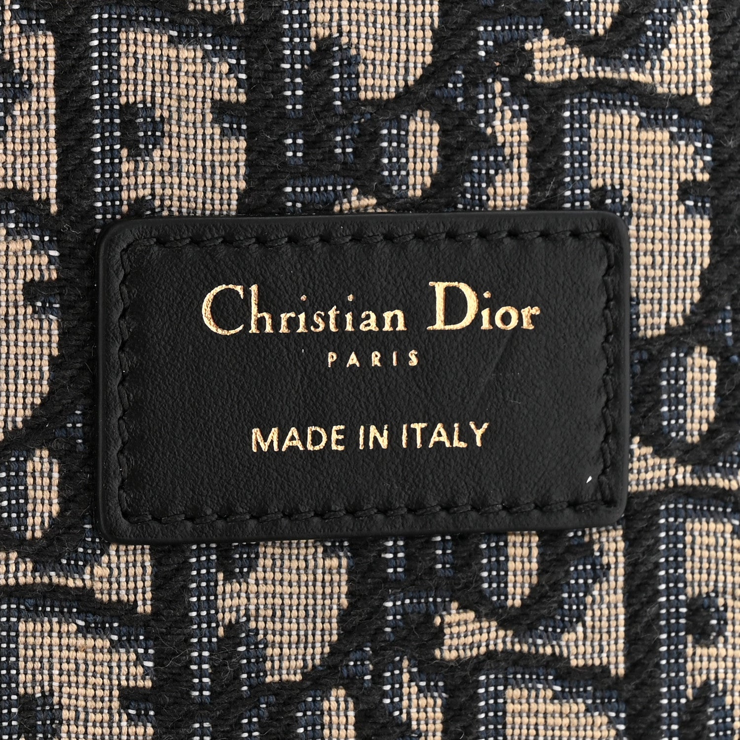 Christian Dior Wicker CD Bucket Bag Black 6 of 10