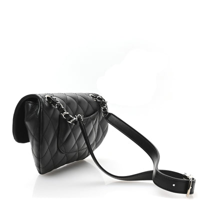 Chanel Calfskin Quilted CC Uniform Flap Belt Bag Black 3 of 12