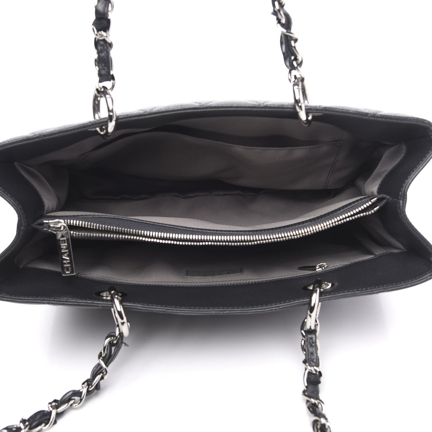 Caviar Quilted Grand Shopping Tote GST Black