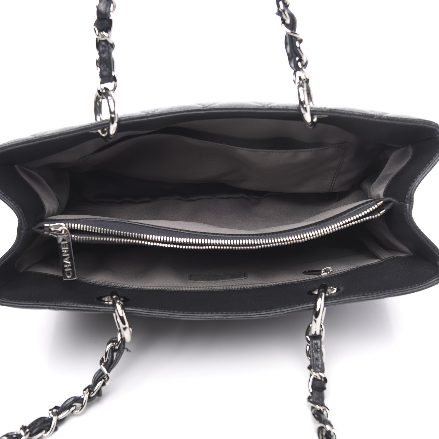 Chanel Caviar Quilted Grand Shopping Tote GST Black 5 of 12