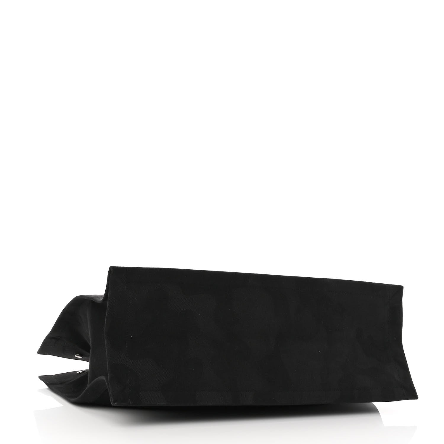 Saint Laurent Linen Calfskin Rive Gauche Tote Black 4 of 8