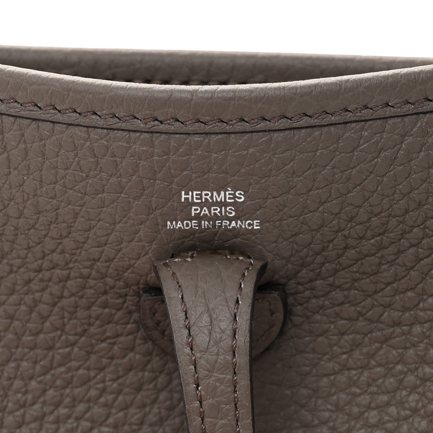 Hermes Taurillon Maurice Evelyne TPM Gris Asphalte 6 of 10