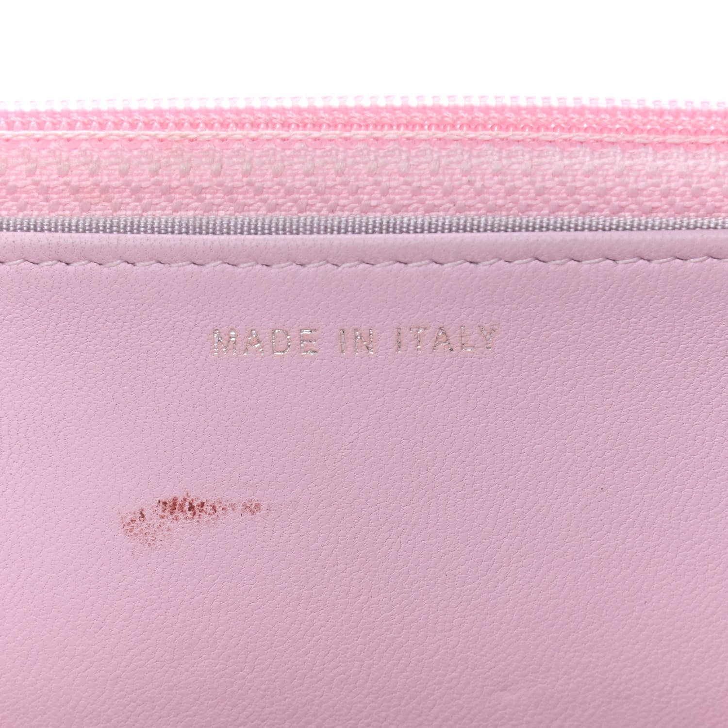 Chanel Goatskin Quilted Diamond CC Wallet On Chain WOC Pink 14 of 15