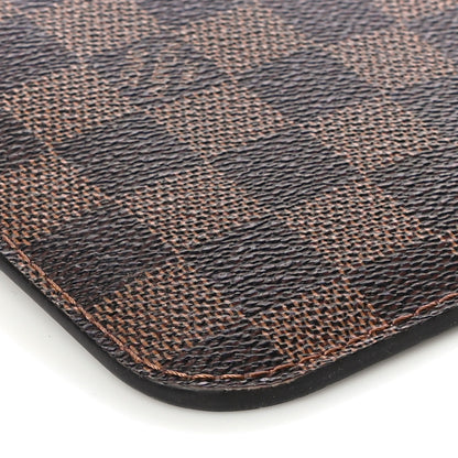 Louis Vuitton Damier Ebene Neverfull MM GM Pochette Rose Ballerine 10 of 13
