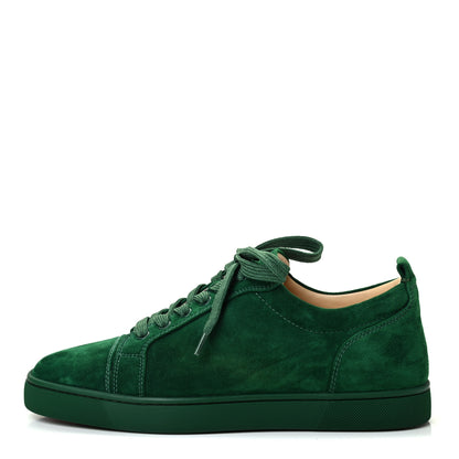 Christian Louboutin Suede Louis Junior Flat Sneakers 41 Green 1 of 8