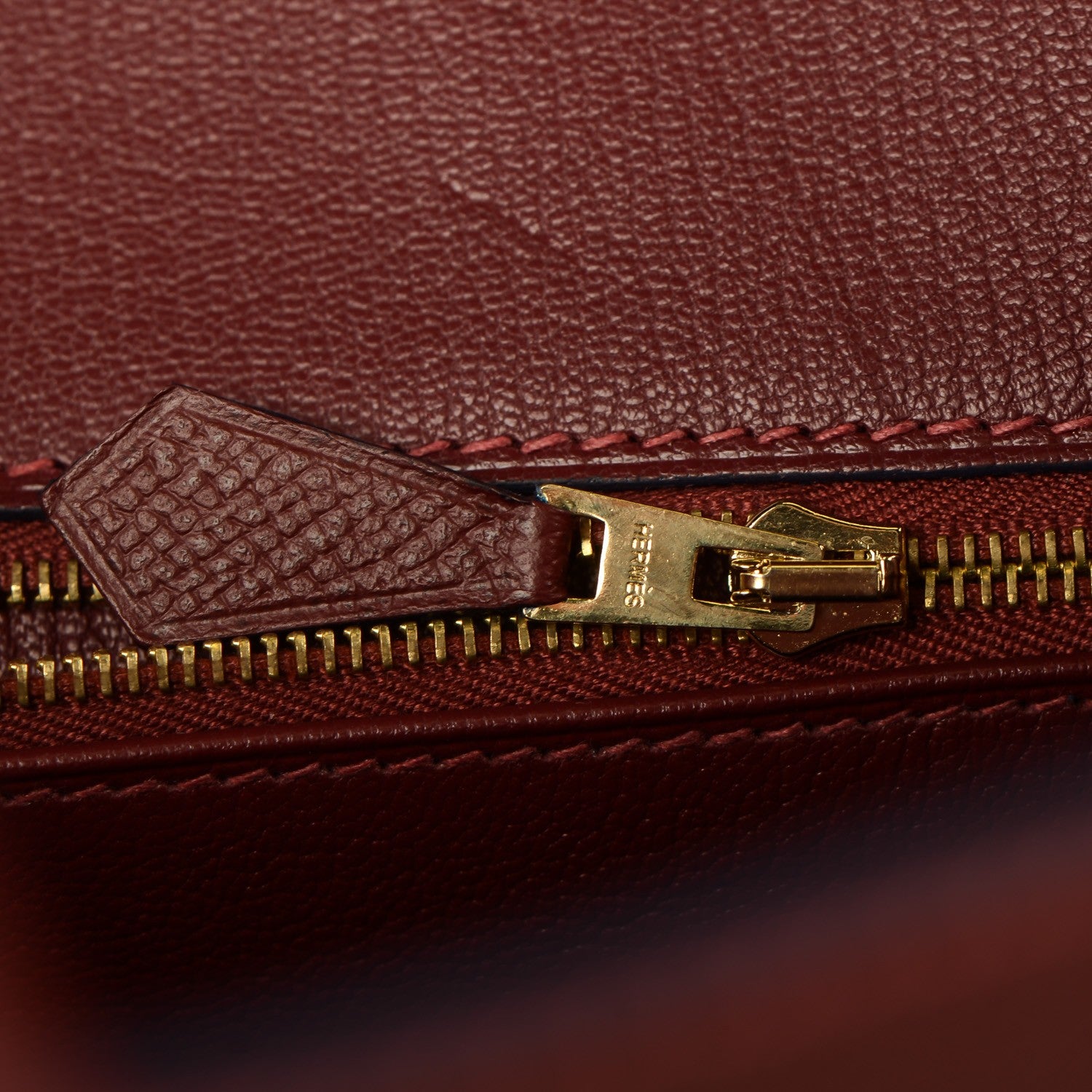 Hermes Epsom Contour Birkin 35 Rouge H Navy 13 of 27