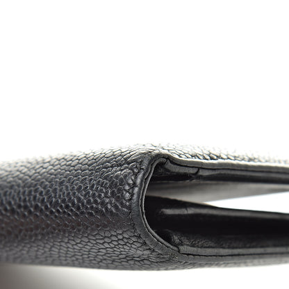 Chanel Caviar Timeless CC Yen Wallet Black 17 of 17