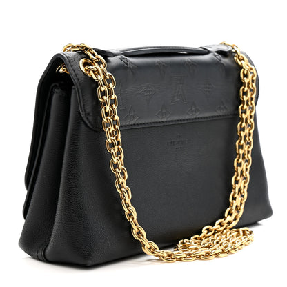 Louis Vuitton Monogram Cuir Plume Ecume Very Chain Bag Black 3 of 12