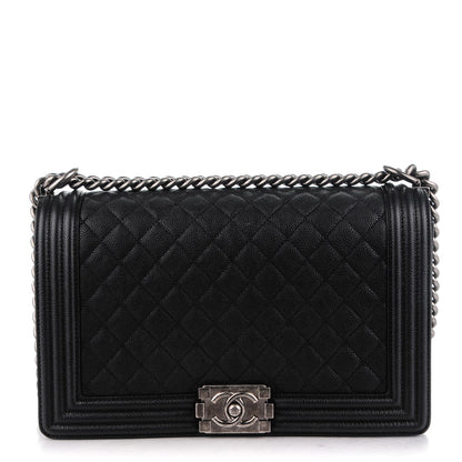 Chanel Caviar Quilted New Medium Boy Flap Black 1 of 7