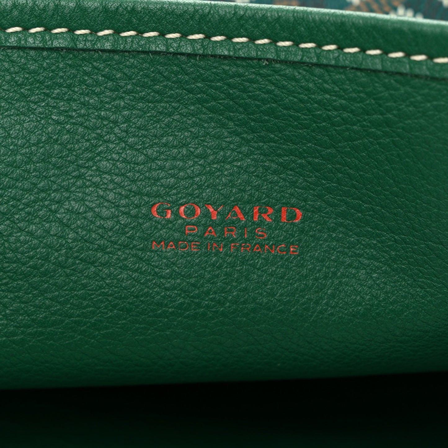 Goyardine Reversible Mini Anjou Green