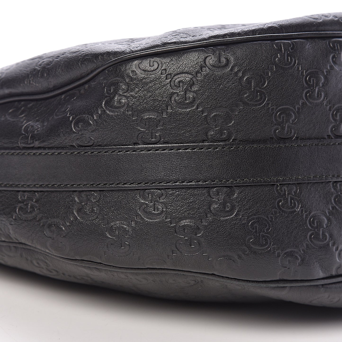 Guccissima Medium GG Twins Hobo Black