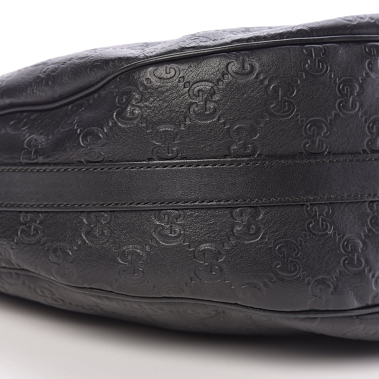 Gucci Guccissima Medium GG Twins Hobo Black 8 of 9