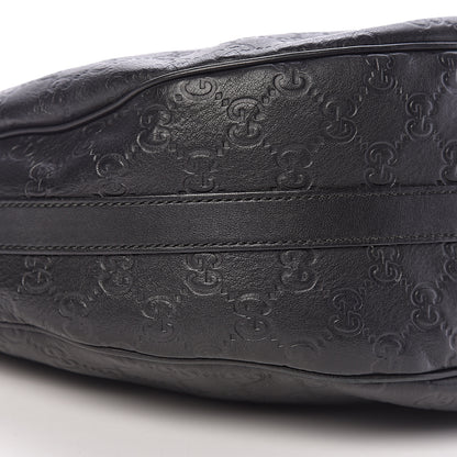 Gucci Guccissima Medium GG Twins Hobo Black 8 of 9