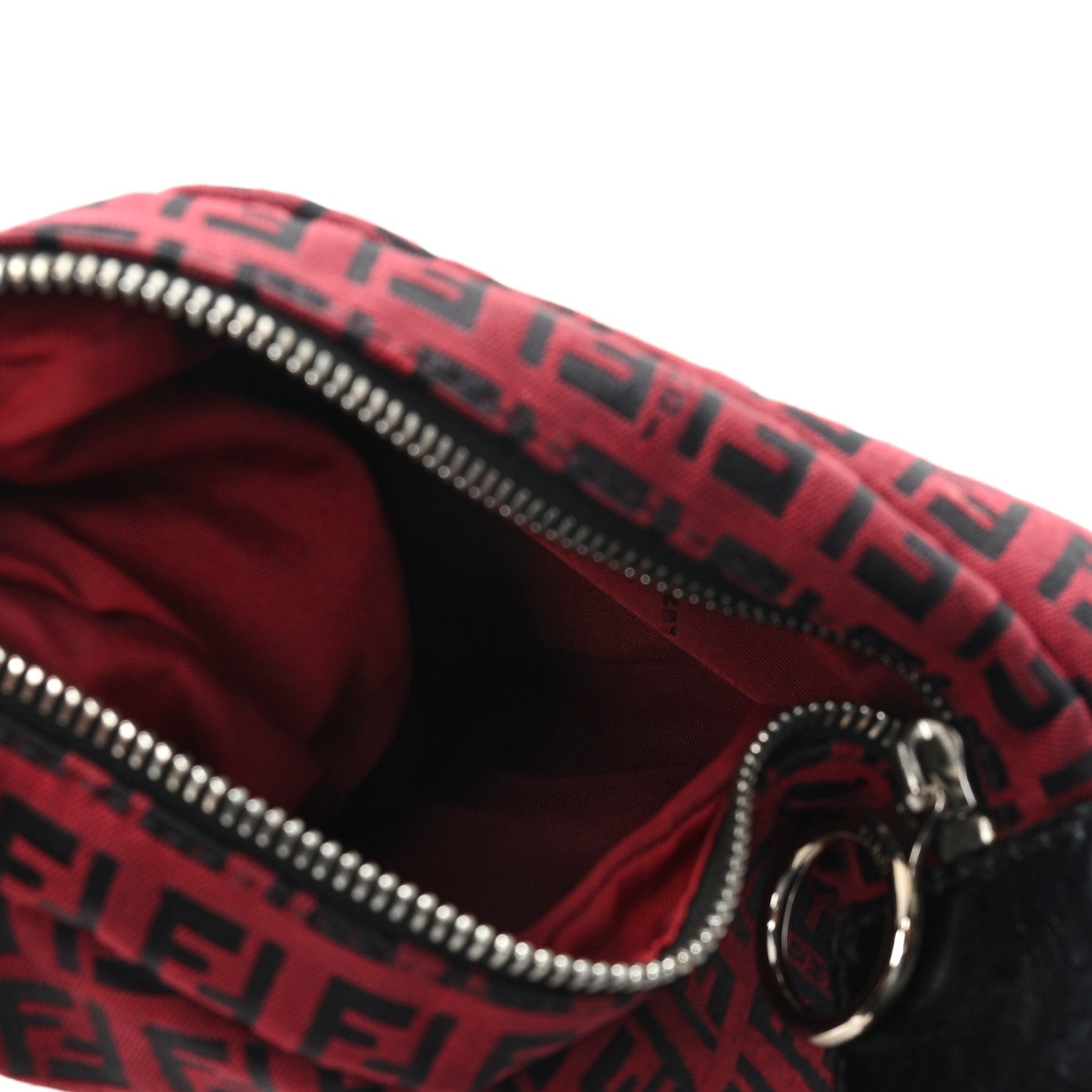 Fendi Zucchino Oyster Red Black 1809853 – FASHIONPHILE