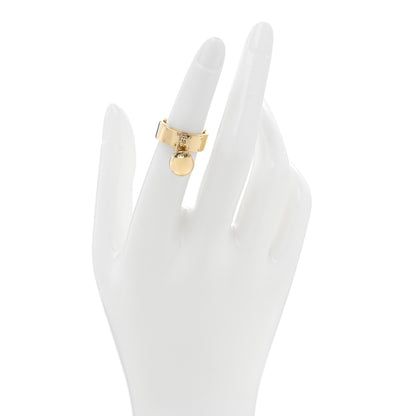 Tiffany 18K Yellow Gold Hardwear Dangle Ball Ring 49 4.75 2 of 5