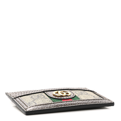 Gucci GG Supreme Monogram Ophidia Card Holder Brown 4 of 6