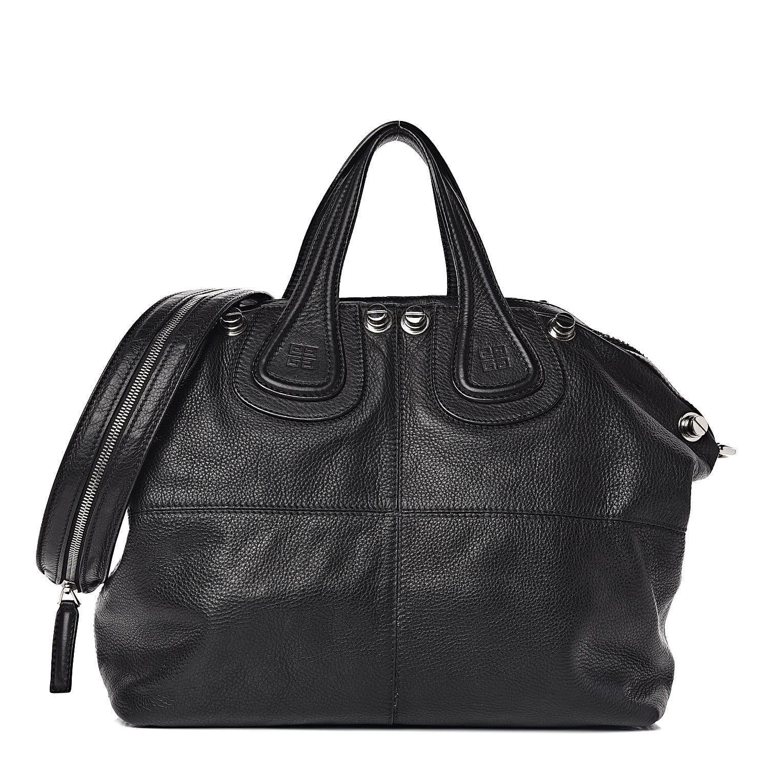 Givenchy Waxed Calfskin Medium Studded Nightingale Black 1 of 15