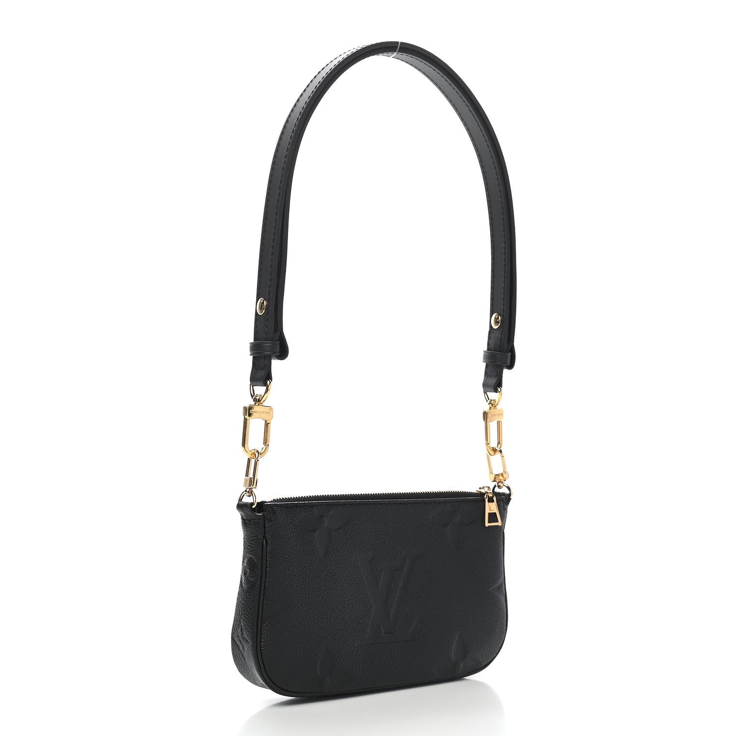 Louis Vuitton Empreinte Monogram Giant Multi Pochette Accessories Mini Pochette Black 2 of 8