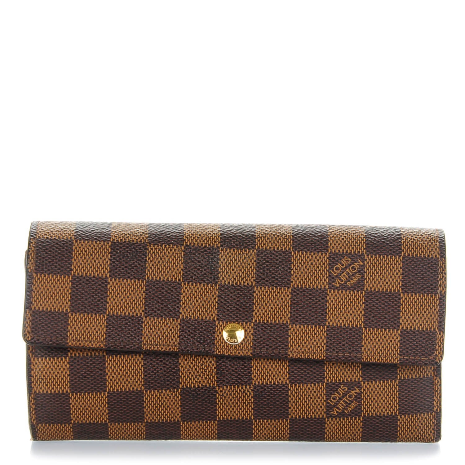 Louis Vuitton Damier Ebene Sarah Wallet 1 of 9